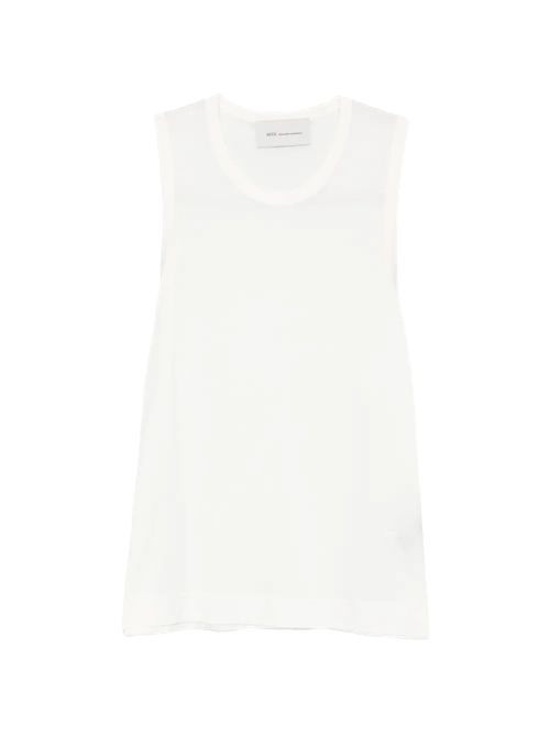 Ami paris canotta white cream Ami Paris | HTP820.JE0211136 WHITE CREAM